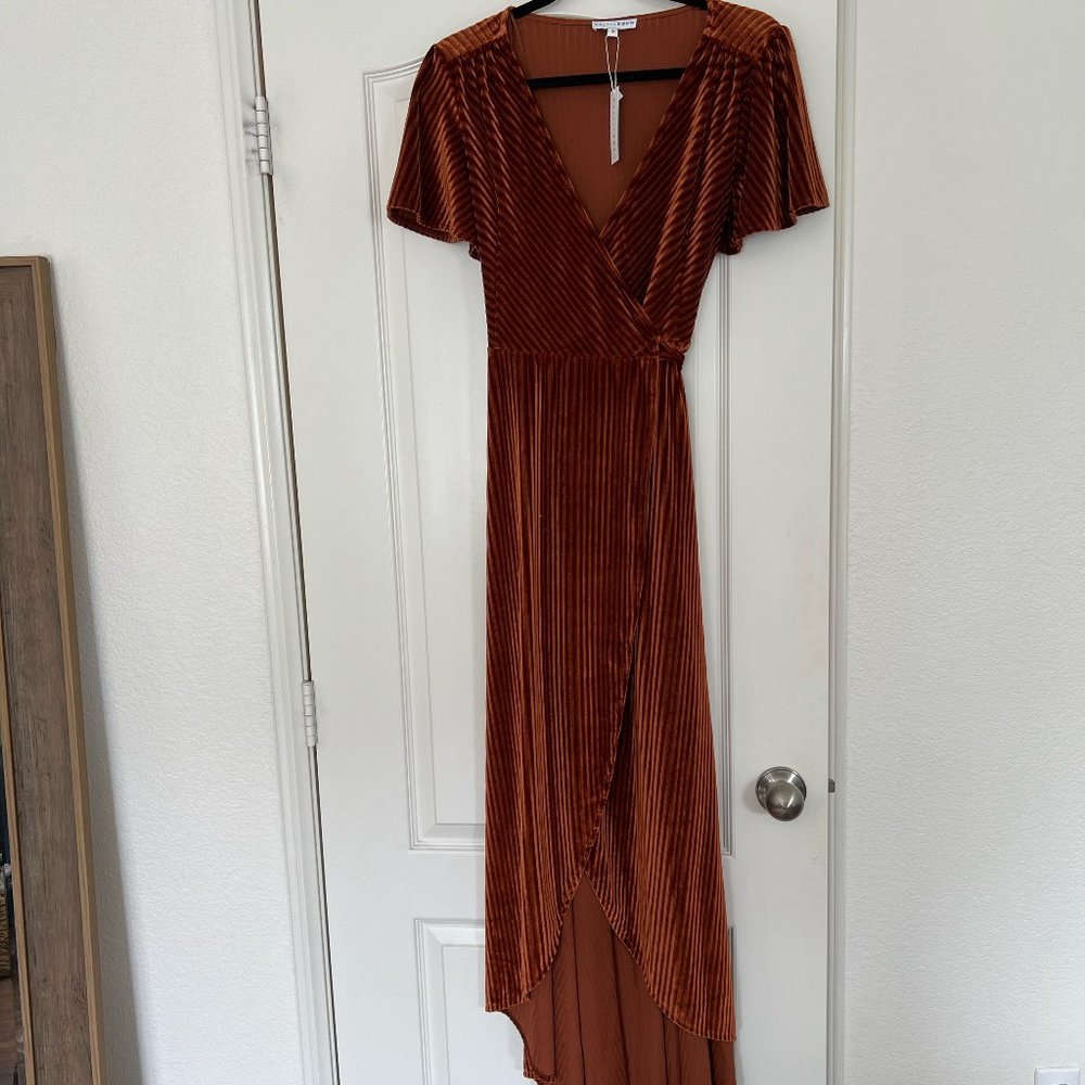 Baltic Born Wrap Dress Rust (NWT)